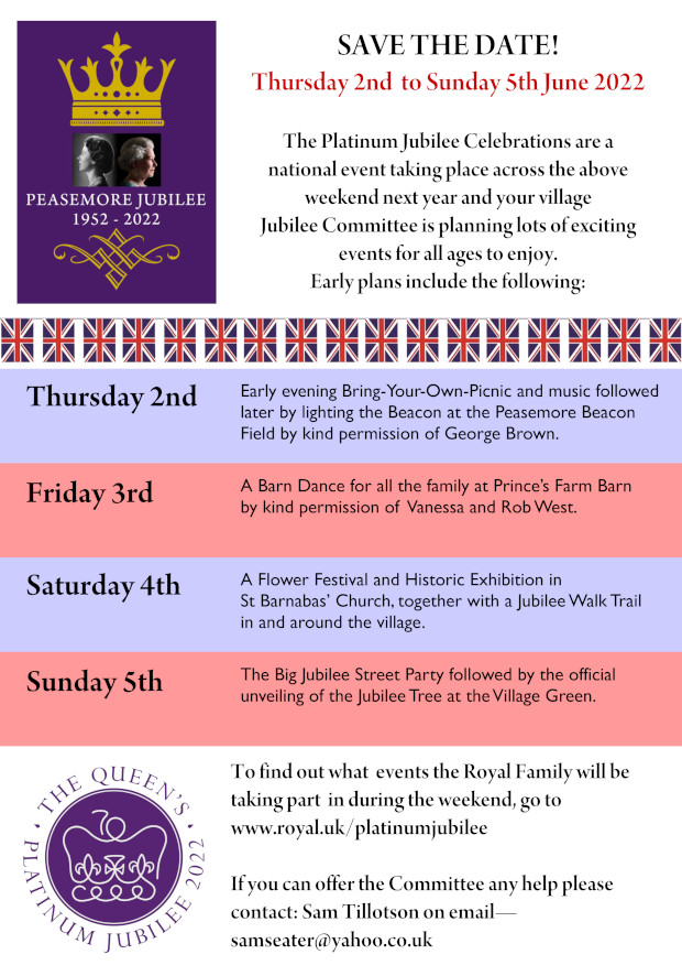 Jubilee 2021 Save the Date flyer Email